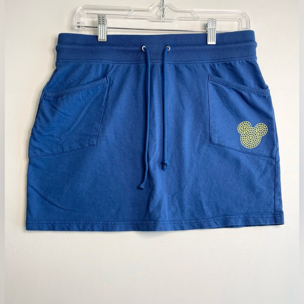 Disney Parks Mini Skirt - Size M - Green Mickey Mouse Logo